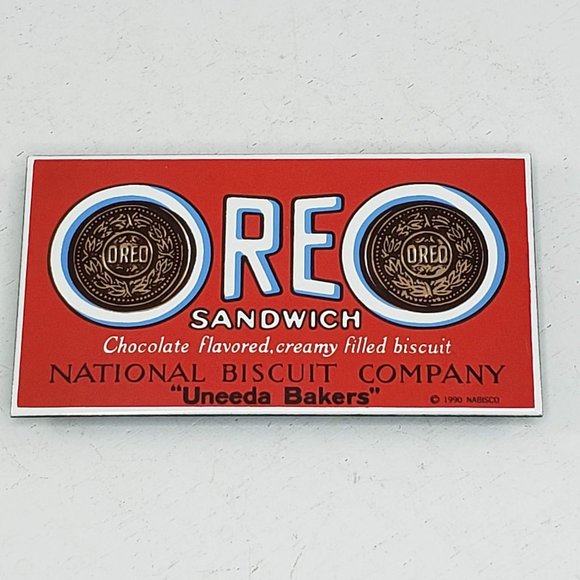 Oreo Sandwich Uneeda Bakers National Bisquit Company Magnet Kitchen Fridge - Picture 1 of 4